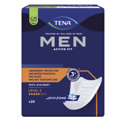 Wkładki urologiczne dla mężczyzn TENA MEN Active Fit Level 3